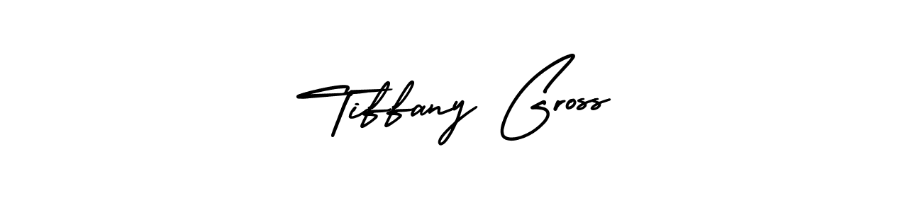 How to make Tiffany Gross name signature. Use AmerikaSignatureDemo-Regular style for creating short signs online. This is the latest handwritten sign. Tiffany Gross signature style 3 images and pictures png