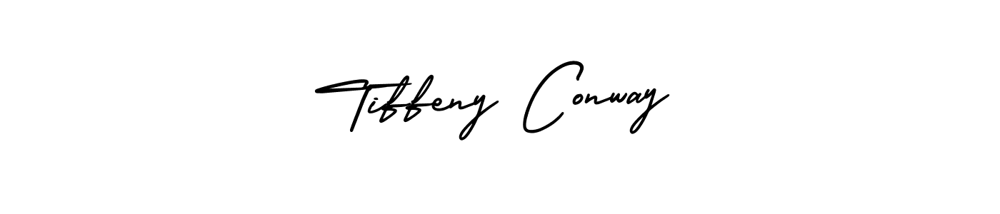 How to Draw Tiffeny Conway signature style? AmerikaSignatureDemo-Regular is a latest design signature styles for name Tiffeny Conway. Tiffeny Conway signature style 3 images and pictures png