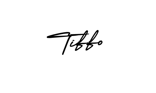 You should practise on your own different ways (AmerikaSignatureDemo-Regular) to write your name (Tiffo) in signature. don't let someone else do it for you. Tiffo signature style 3 images and pictures png