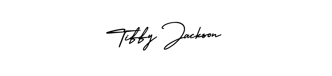 It looks lik you need a new signature style for name Tiffy Jackson. Design unique handwritten (AmerikaSignatureDemo-Regular) signature with our free signature maker in just a few clicks. Tiffy Jackson signature style 3 images and pictures png