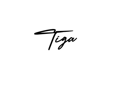 Use a signature maker to create a handwritten signature online. With this signature software, you can design (AmerikaSignatureDemo-Regular) your own signature for name Tiga. Tiga signature style 3 images and pictures png