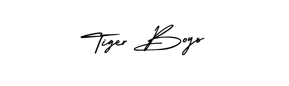 How to Draw Tiger Boys signature style? AmerikaSignatureDemo-Regular is a latest design signature styles for name Tiger Boys. Tiger Boys signature style 3 images and pictures png