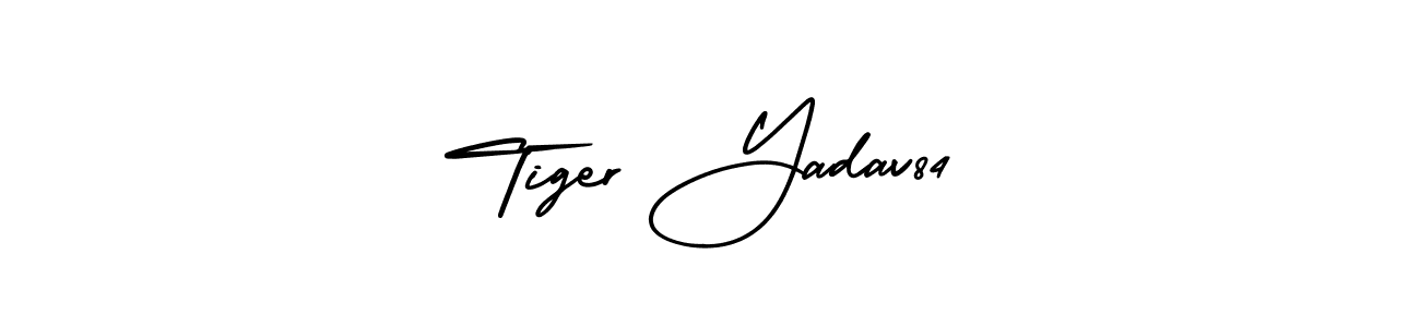 How to Draw Tiger Yadav84 signature style? AmerikaSignatureDemo-Regular is a latest design signature styles for name Tiger Yadav84. Tiger Yadav84 signature style 3 images and pictures png