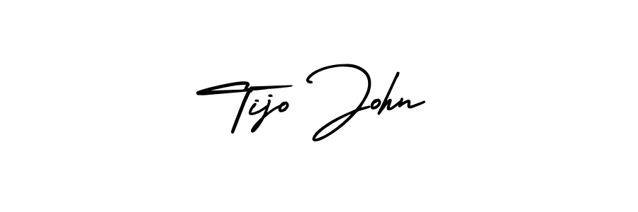 Check out images of Autograph of Tijo John name. Actor Tijo John Signature Style. AmerikaSignatureDemo-Regular is a professional sign style online. Tijo John signature style 3 images and pictures png