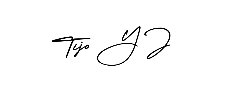 You can use this online signature creator to create a handwritten signature for the name Tijo Y J. This is the best online autograph maker. Tijo Y J signature style 3 images and pictures png