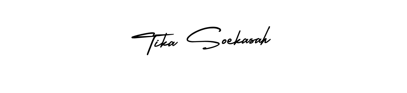 Also You can easily find your signature by using the search form. We will create Tika Soekasah name handwritten signature images for you free of cost using AmerikaSignatureDemo-Regular sign style. Tika Soekasah signature style 3 images and pictures png