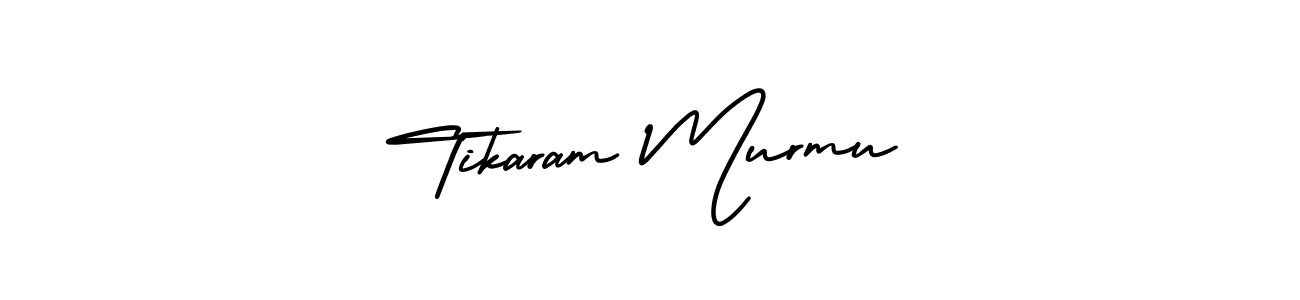 How to make Tikaram Murmu name signature. Use AmerikaSignatureDemo-Regular style for creating short signs online. This is the latest handwritten sign. Tikaram Murmu signature style 3 images and pictures png