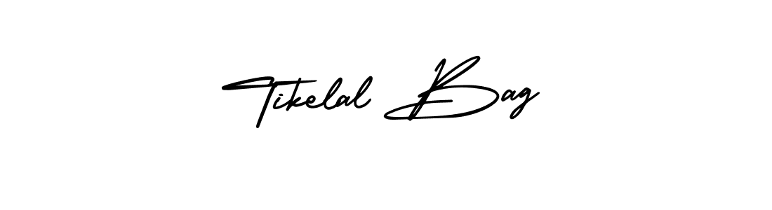 Also You can easily find your signature by using the search form. We will create Tikelal Bag name handwritten signature images for you free of cost using AmerikaSignatureDemo-Regular sign style. Tikelal Bag signature style 3 images and pictures png