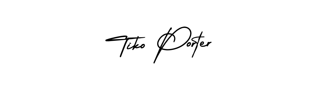 Also we have Tiko Porter name is the best signature style. Create professional handwritten signature collection using AmerikaSignatureDemo-Regular autograph style. Tiko Porter signature style 3 images and pictures png