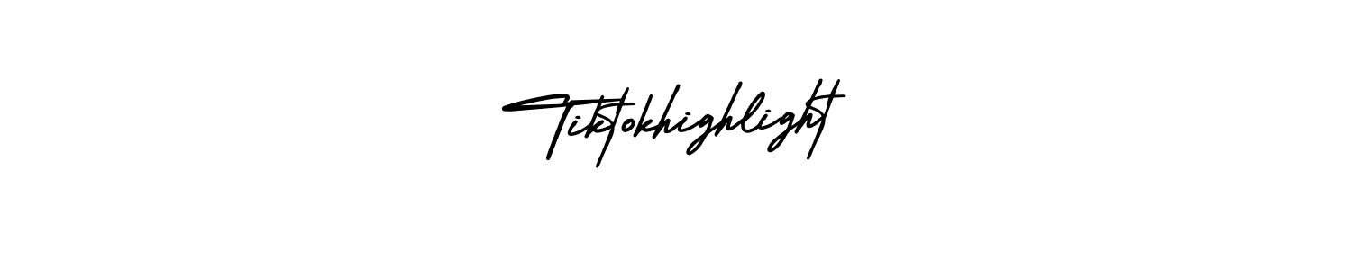 Make a beautiful signature design for name Tiktokhighlight. Use this online signature maker to create a handwritten signature for free. Tiktokhighlight signature style 3 images and pictures png