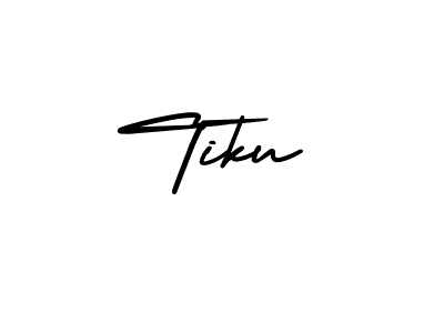 Design your own signature with our free online signature maker. With this signature software, you can create a handwritten (AmerikaSignatureDemo-Regular) signature for name Tiku. Tiku signature style 3 images and pictures png