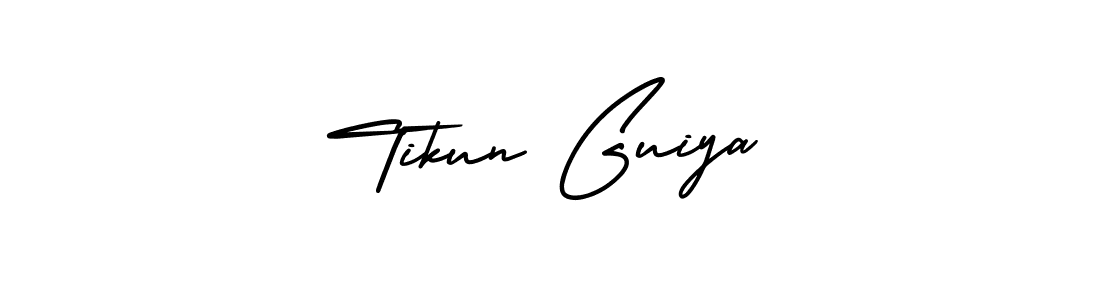 Also we have Tikun Guiya name is the best signature style. Create professional handwritten signature collection using AmerikaSignatureDemo-Regular autograph style. Tikun Guiya signature style 3 images and pictures png