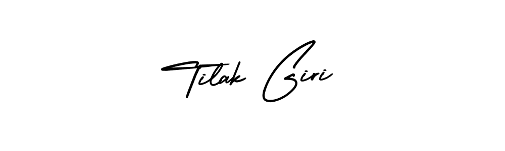 Create a beautiful signature design for name Tilak Giri. With this signature (AmerikaSignatureDemo-Regular) fonts, you can make a handwritten signature for free. Tilak Giri signature style 3 images and pictures png