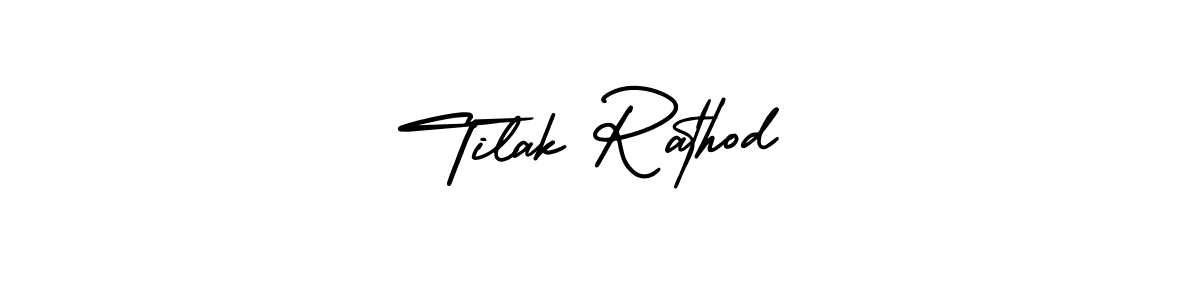 Best and Professional Signature Style for Tilak Rathod. AmerikaSignatureDemo-Regular Best Signature Style Collection. Tilak Rathod signature style 3 images and pictures png