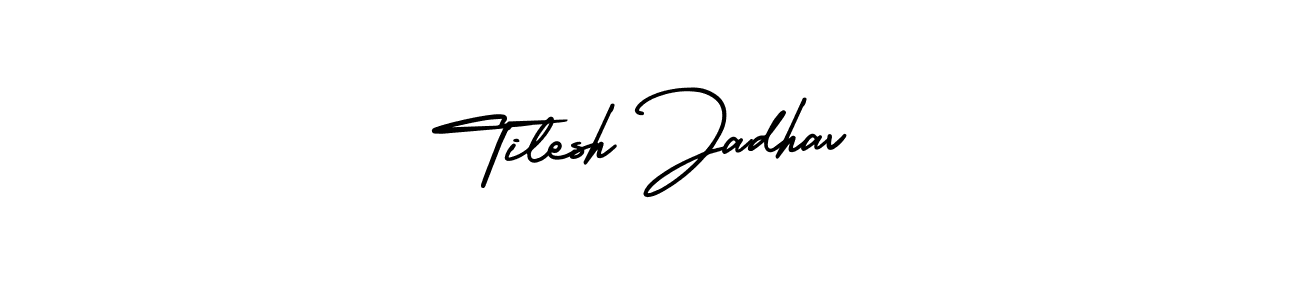 Check out images of Autograph of Tilesh Jadhav name. Actor Tilesh Jadhav Signature Style. AmerikaSignatureDemo-Regular is a professional sign style online. Tilesh Jadhav signature style 3 images and pictures png
