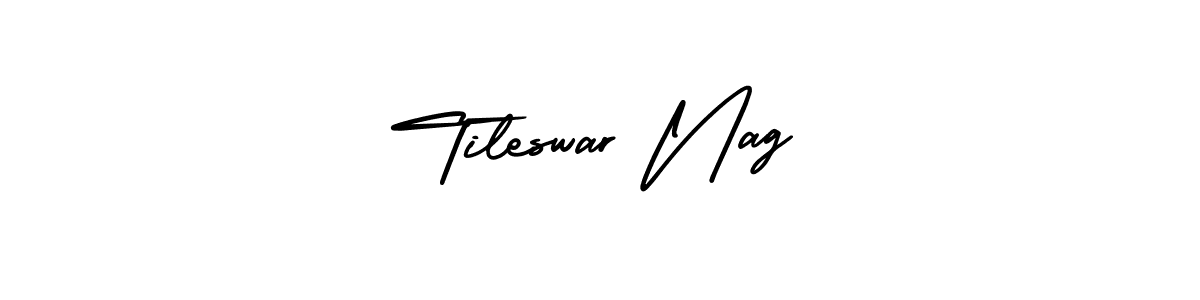 Best and Professional Signature Style for Tileswar Nag. AmerikaSignatureDemo-Regular Best Signature Style Collection. Tileswar Nag signature style 3 images and pictures png