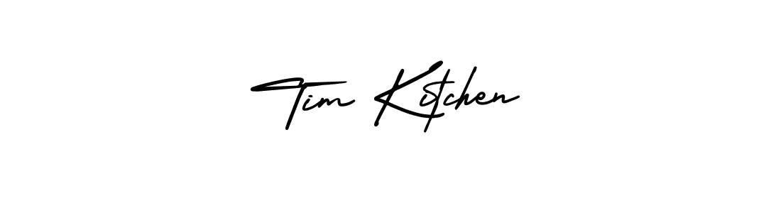 Use a signature maker to create a handwritten signature online. With this signature software, you can design (AmerikaSignatureDemo-Regular) your own signature for name Tim Kitchen. Tim Kitchen signature style 3 images and pictures png