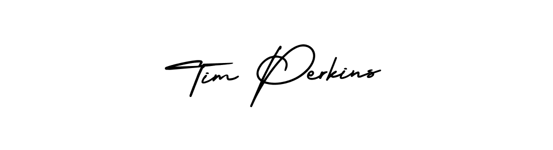 Use a signature maker to create a handwritten signature online. With this signature software, you can design (AmerikaSignatureDemo-Regular) your own signature for name Tim Perkins. Tim Perkins signature style 3 images and pictures png