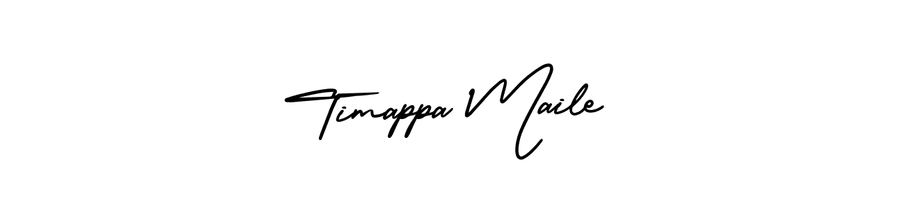 Make a beautiful signature design for name Timappa Maile. Use this online signature maker to create a handwritten signature for free. Timappa Maile signature style 3 images and pictures png