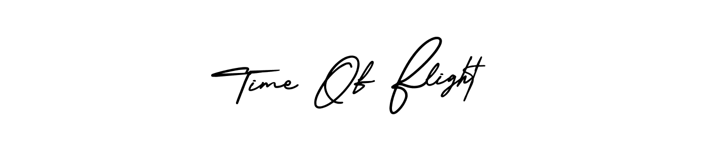 How to make Time Of Flight signature? AmerikaSignatureDemo-Regular is a professional autograph style. Create handwritten signature for Time Of Flight name. Time Of Flight signature style 3 images and pictures png