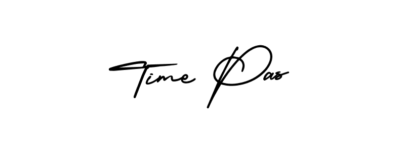 How to make Time Pas signature? AmerikaSignatureDemo-Regular is a professional autograph style. Create handwritten signature for Time Pas name. Time Pas signature style 3 images and pictures png
