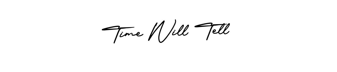 Design your own signature with our free online signature maker. With this signature software, you can create a handwritten (AmerikaSignatureDemo-Regular) signature for name Time Will Tell. Time Will Tell signature style 3 images and pictures png