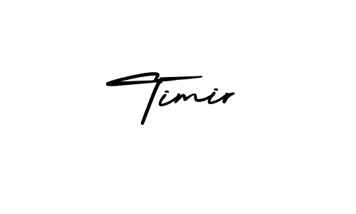 The best way (AmerikaSignatureDemo-Regular) to make a short signature is to pick only two or three words in your name. The name Timir include a total of six letters. For converting this name. Timir signature style 3 images and pictures png