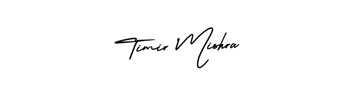 Design your own signature with our free online signature maker. With this signature software, you can create a handwritten (AmerikaSignatureDemo-Regular) signature for name Timir Mishra. Timir Mishra signature style 3 images and pictures png