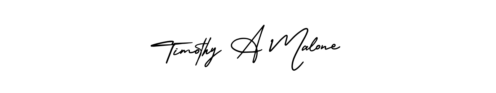 How to make Timothy A Malone signature? AmerikaSignatureDemo-Regular is a professional autograph style. Create handwritten signature for Timothy A Malone name. Timothy A Malone signature style 3 images and pictures png