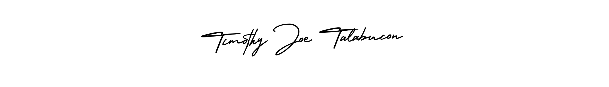 Make a beautiful signature design for name Timothy Joe Talabucon. With this signature (AmerikaSignatureDemo-Regular) style, you can create a handwritten signature for free. Timothy Joe Talabucon signature style 3 images and pictures png