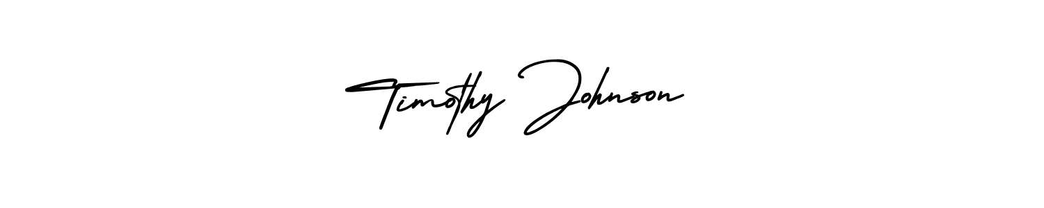 Use a signature maker to create a handwritten signature online. With this signature software, you can design (AmerikaSignatureDemo-Regular) your own signature for name Timothy Johnson. Timothy Johnson signature style 3 images and pictures png