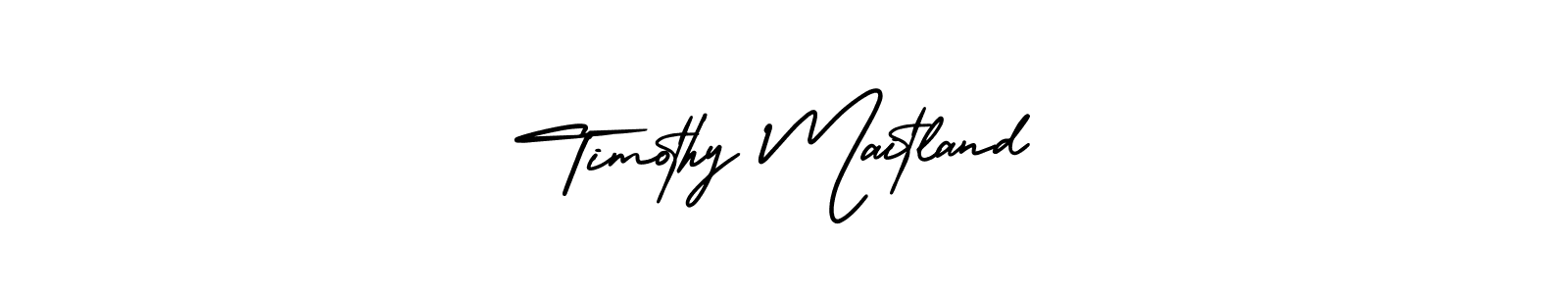 Create a beautiful signature design for name Timothy Maitland. With this signature (AmerikaSignatureDemo-Regular) fonts, you can make a handwritten signature for free. Timothy Maitland signature style 3 images and pictures png