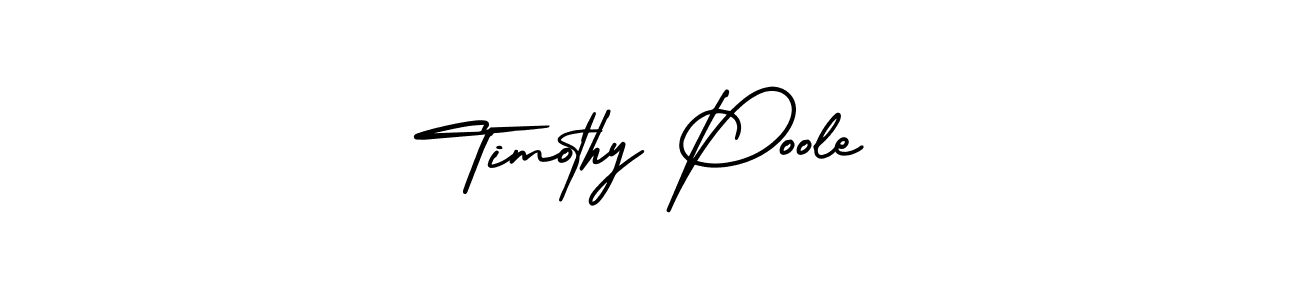 The best way (AmerikaSignatureDemo-Regular) to make a short signature is to pick only two or three words in your name. The name Timothy Poole include a total of six letters. For converting this name. Timothy Poole signature style 3 images and pictures png