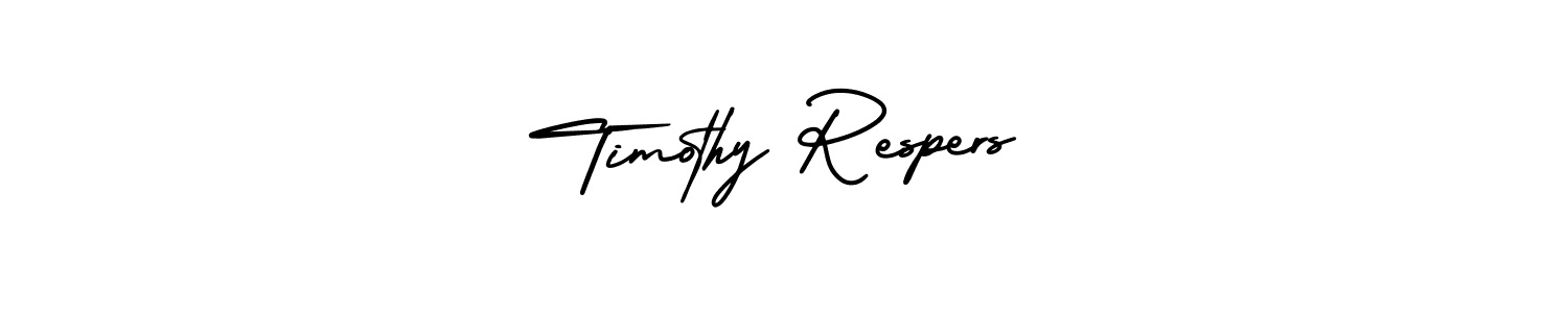 Create a beautiful signature design for name Timothy Respers. With this signature (AmerikaSignatureDemo-Regular) fonts, you can make a handwritten signature for free. Timothy Respers signature style 3 images and pictures png