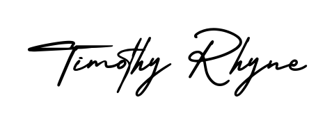 Enhance your business communications with Timothy Rhyne signature in AmerikaSignatureDemo-Regular lettering. Clean, modern, and universally compatible. Timothy Rhyne signature style 3 images and pictures png