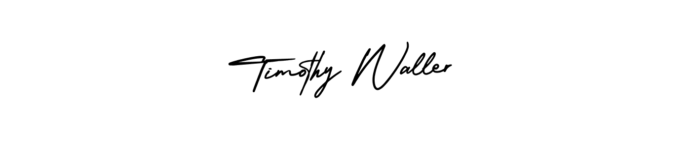 This is the best signature style for the Timothy Waller name. Also you like these signature font (AmerikaSignatureDemo-Regular). Mix name signature. Timothy Waller signature style 3 images and pictures png