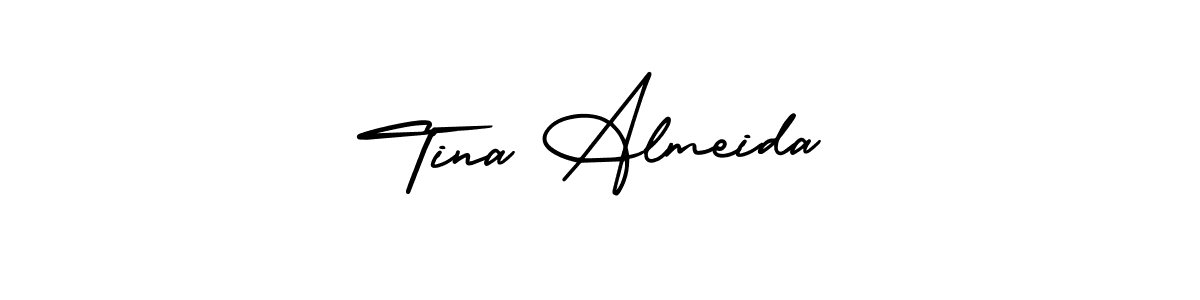 Also we have Tina Almeida name is the best signature style. Create professional handwritten signature collection using AmerikaSignatureDemo-Regular autograph style. Tina Almeida signature style 3 images and pictures png