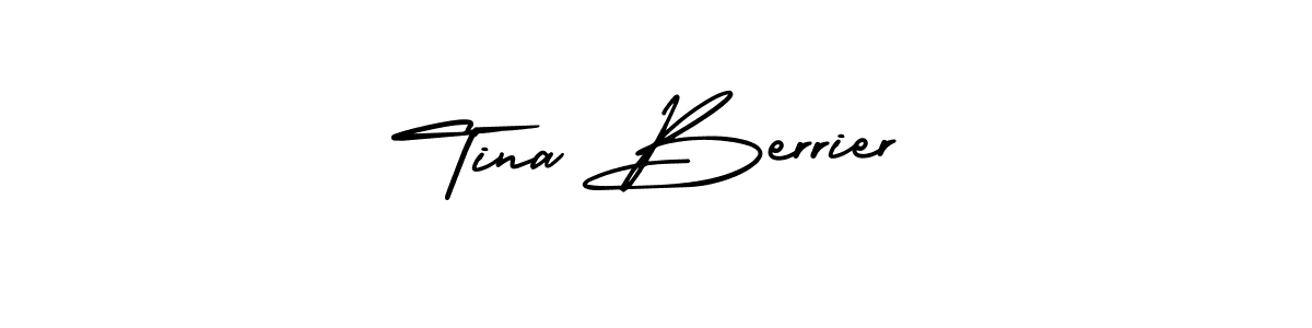 It looks lik you need a new signature style for name Tina Berrier. Design unique handwritten (AmerikaSignatureDemo-Regular) signature with our free signature maker in just a few clicks. Tina Berrier signature style 3 images and pictures png