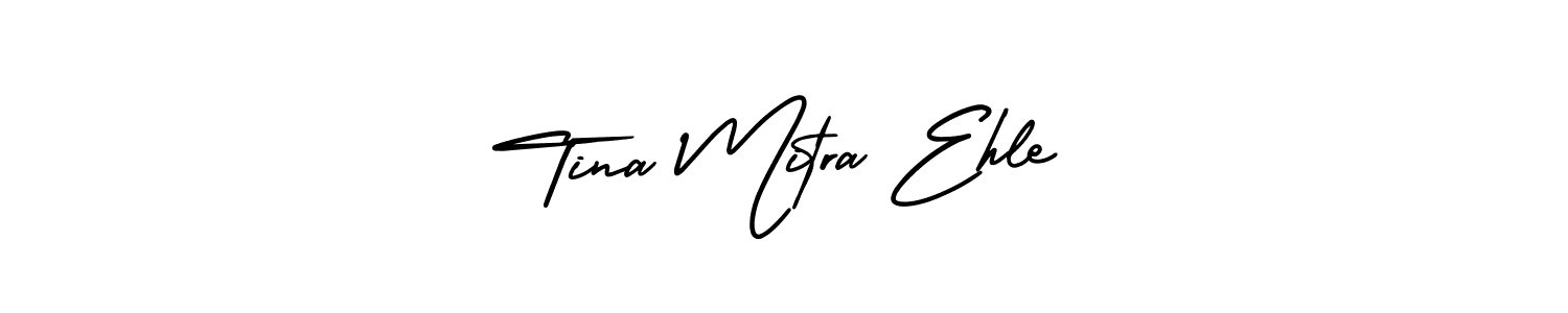 Use a signature maker to create a handwritten signature online. With this signature software, you can design (AmerikaSignatureDemo-Regular) your own signature for name Tina Mitra Ehle. Tina Mitra Ehle signature style 3 images and pictures png