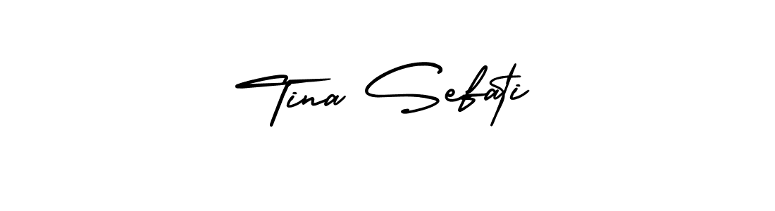 Best and Professional Signature Style for Tina Sefati. AmerikaSignatureDemo-Regular Best Signature Style Collection. Tina Sefati signature style 3 images and pictures png