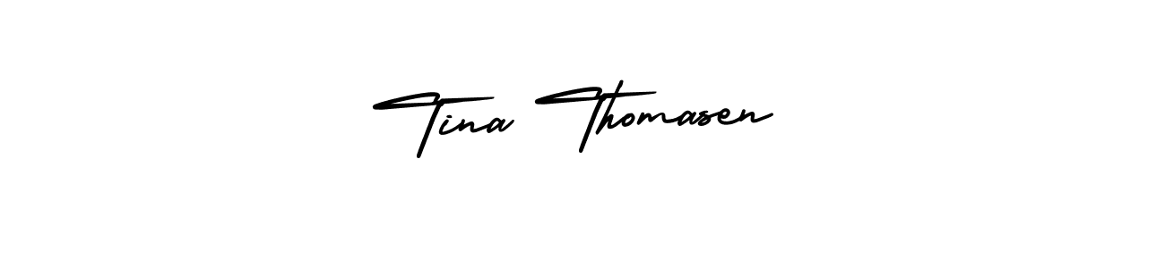 Best and Professional Signature Style for Tina Thomasen. AmerikaSignatureDemo-Regular Best Signature Style Collection. Tina Thomasen signature style 3 images and pictures png