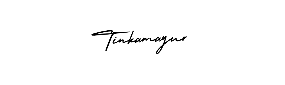 How to make Tinkamayur name signature. Use AmerikaSignatureDemo-Regular style for creating short signs online. This is the latest handwritten sign. Tinkamayur signature style 3 images and pictures png