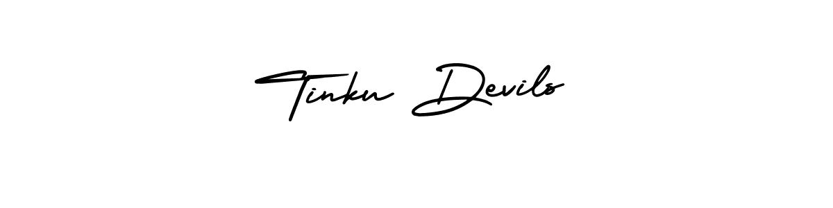 Also we have Tinku Devils name is the best signature style. Create professional handwritten signature collection using AmerikaSignatureDemo-Regular autograph style. Tinku Devils signature style 3 images and pictures png