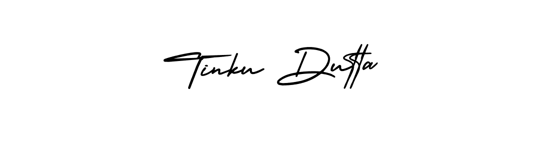 How to make Tinku Dutta name signature. Use AmerikaSignatureDemo-Regular style for creating short signs online. This is the latest handwritten sign. Tinku Dutta signature style 3 images and pictures png