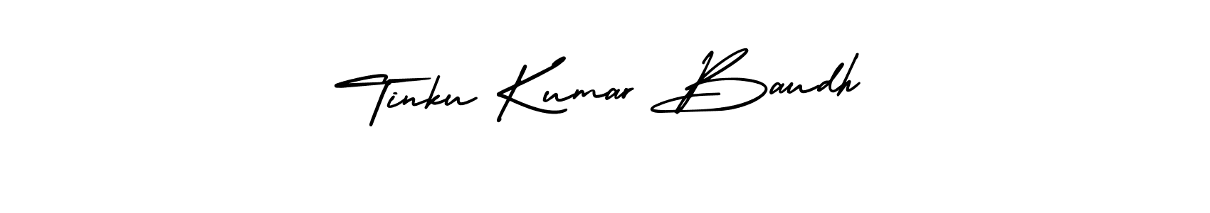 How to make Tinku Kumar Baudh signature? AmerikaSignatureDemo-Regular is a professional autograph style. Create handwritten signature for Tinku Kumar Baudh name. Tinku Kumar Baudh signature style 3 images and pictures png