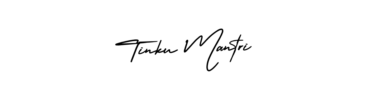 How to Draw Tinku Mantri signature style? AmerikaSignatureDemo-Regular is a latest design signature styles for name Tinku Mantri. Tinku Mantri signature style 3 images and pictures png