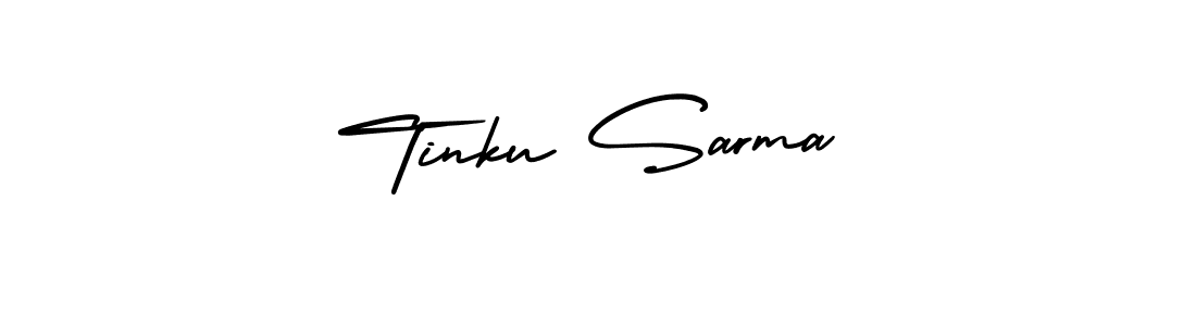 Make a beautiful signature design for name Tinku Sarma. With this signature (AmerikaSignatureDemo-Regular) style, you can create a handwritten signature for free. Tinku Sarma signature style 3 images and pictures png