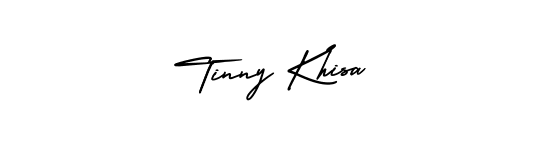 Also You can easily find your signature by using the search form. We will create Tinny Khisa name handwritten signature images for you free of cost using AmerikaSignatureDemo-Regular sign style. Tinny Khisa signature style 3 images and pictures png