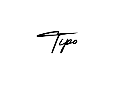 Use a signature maker to create a handwritten signature online. With this signature software, you can design (AmerikaSignatureDemo-Regular) your own signature for name Tipo. Tipo signature style 3 images and pictures png