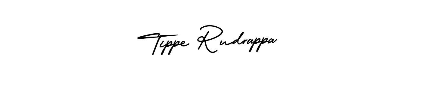 Also You can easily find your signature by using the search form. We will create Tippe Rudrappa name handwritten signature images for you free of cost using AmerikaSignatureDemo-Regular sign style. Tippe Rudrappa signature style 3 images and pictures png